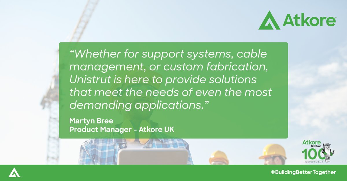 🔌Atkore’s cable management and protection systems can be tailored, offering bespoke solutions to cater to your project requirements.

To learn more about our products and solutions, contact us today: atkore.com/en-gb/support/…

#Atkore #BuildingBetterTogether #Railsafetyweek