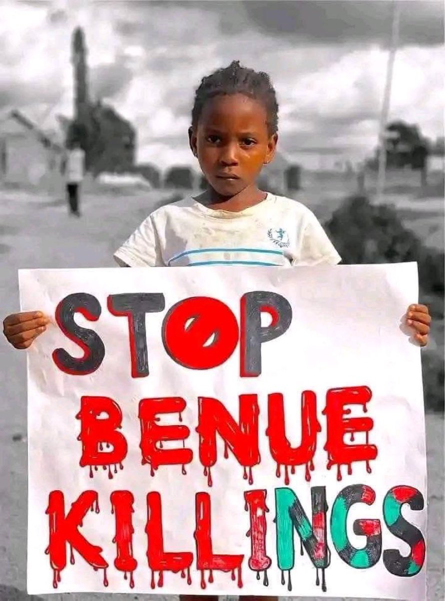 BENUE IS BLEEDING 🩸 

#StopTheGenocideInBenue 
#StopTheGenocideInBenue