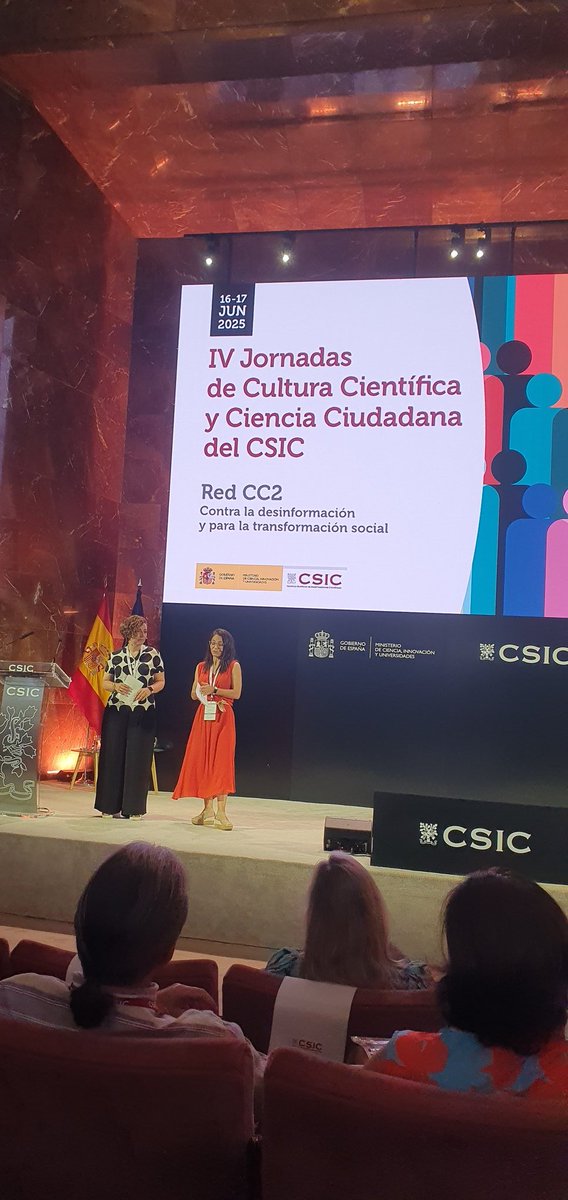 IEOoceanografia's tweet image. Comienzan las IV Jornadas de Cultura Científica y Ciencia Ciudadana organizadas por la #VACC de @CSIC 

Personal del #IEO participamos activamente con charlas y en los grupos de trabajo.

Inaugura el evento Pura Fernández de @CSICdivulga y tenemos 2 días inspiradores por delante