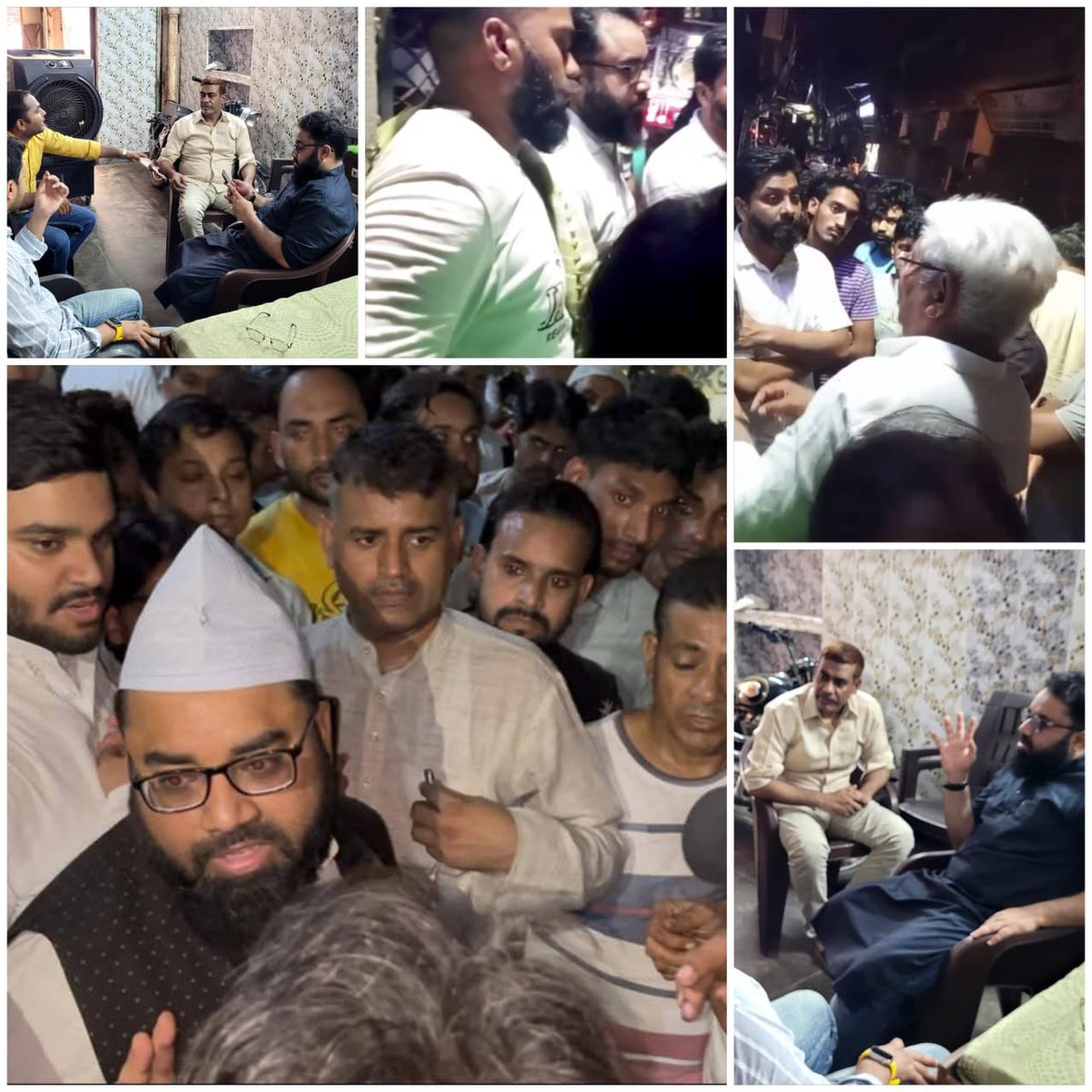 <a href="/aimim_national/">AIMIM</a> Delhi team is going all out to protect the demolitions of houses in Batla House. Our Del team under the leadership of our president <a href="/shoaibJamei/">Dr. Shoaib Jamai</a>  is standing with the people who are spending sleepless nights because of the fear of getting homeless. Request the