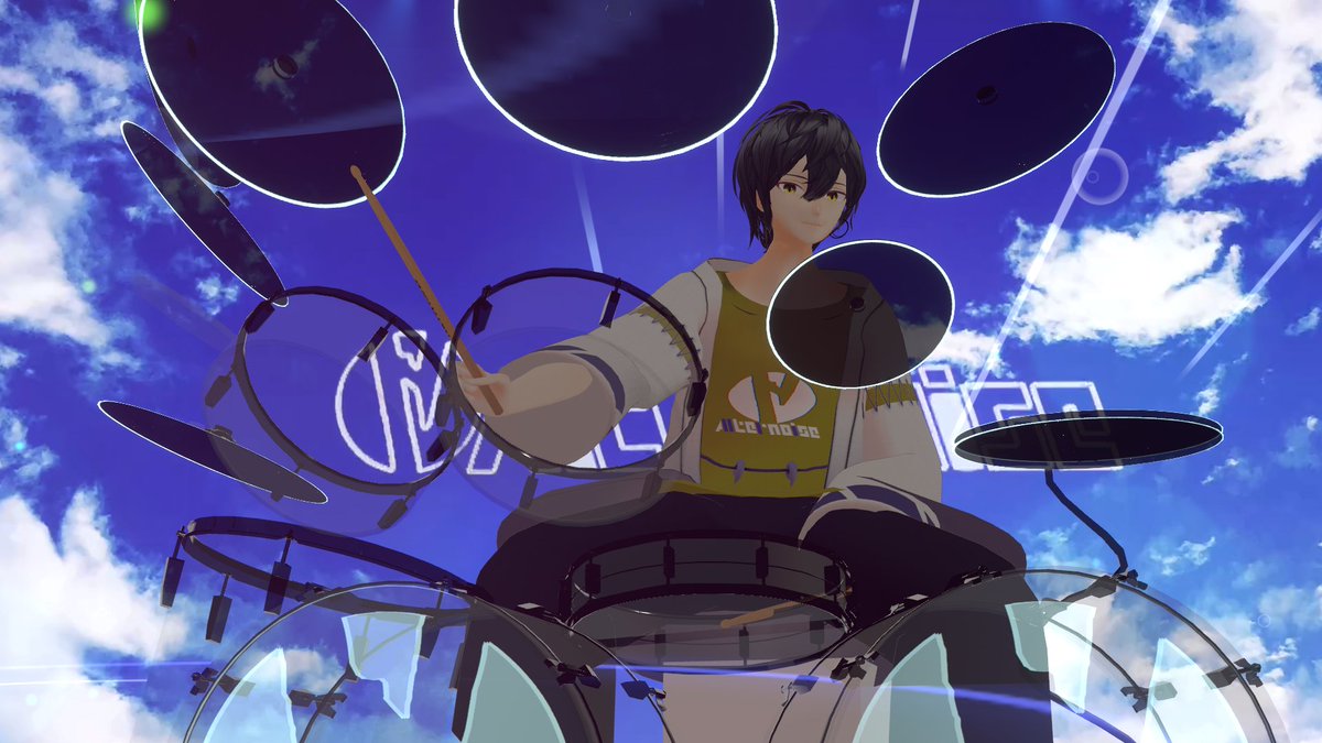 2_tasu1's tweet image. 📷️#Alternoise
久々にVRChat現地で見れた〜！疾走感のあるロックがやっぱり最高です！
写真ツリーに続きます（1/3）
#TrinityTails