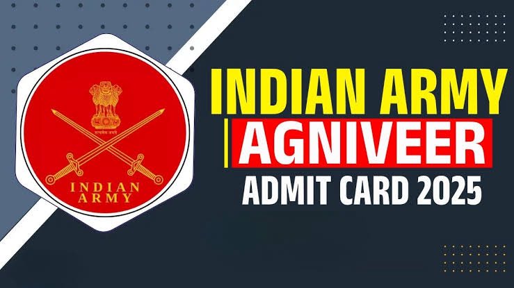 अग्निवीर एडमिट कार्ड 2025 जारी! 
📥 डाउनलोड करें: joinindianarmy.nic.in (रजिस्ट्रेशन ID/पासवर्ड की आवश्यकता)

🗓️ जीडी का एडमिट कार्ड जारी: 16 जून 2025
📌 ट्रेड्समैन (10वीं): 18 जून | 

📅 परीक्षा: 30 जून – 10 जुलाई 2025

🎯 परीक्षा केंद्र में हॉल टिकट व वैध ID साथ रखें!