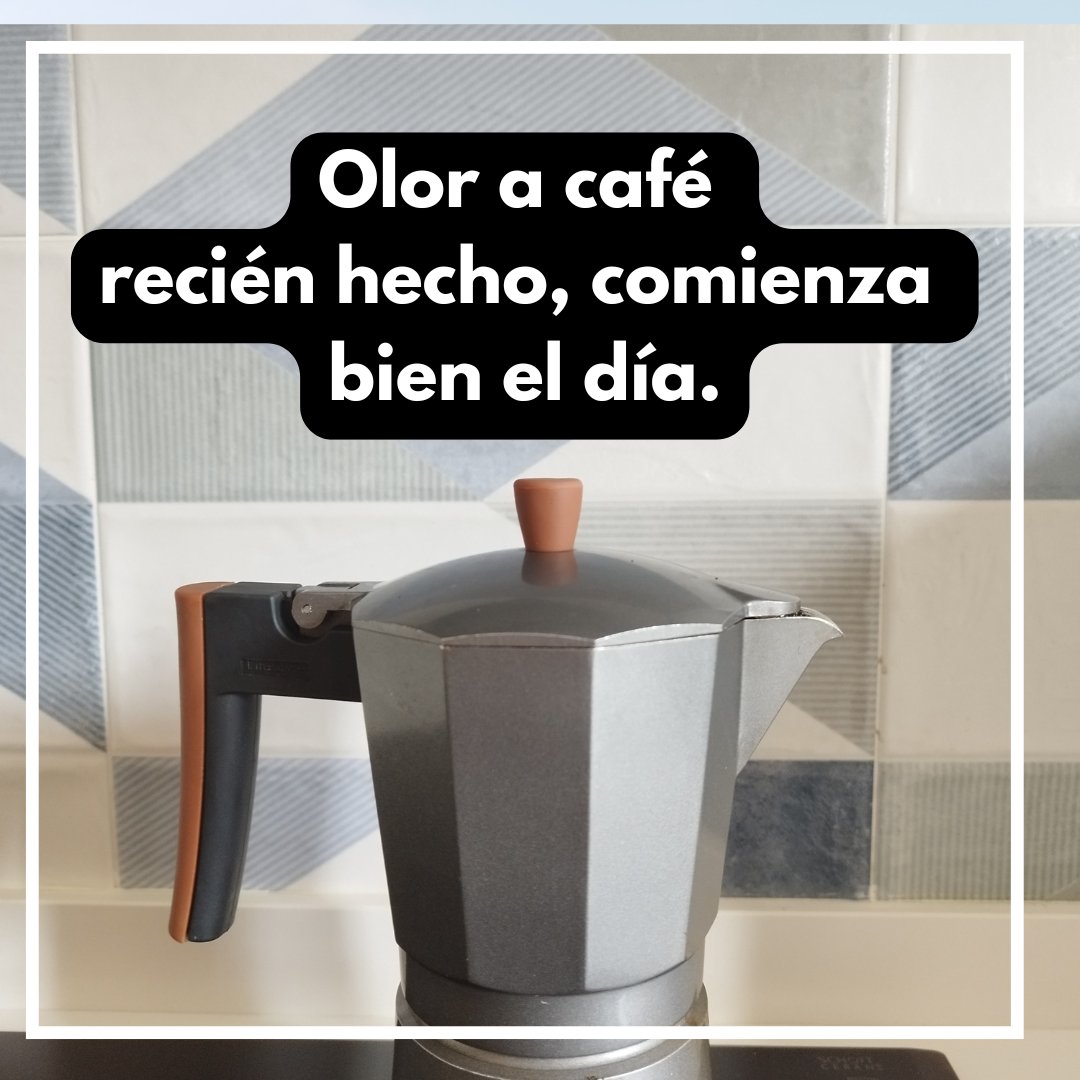 Haiku de lunes. Comenzamos la semana con un rico café calentito. Feliz semana! ☕