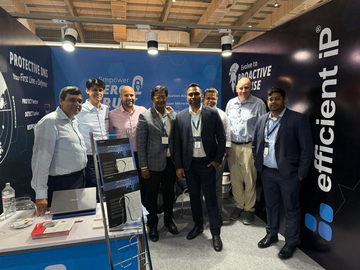 RoundrobinTech's tweet image. That’s a wrap on Cybersec India Expo 2025, 11-12 June Mumbai
A huge thank you to everyone who stopped by our booth at Expo-it was an incredible 2 days of connections, networking & innovation
We’re grateful for the opportunity to showcase what we do @efficientip @RoundrobinTech