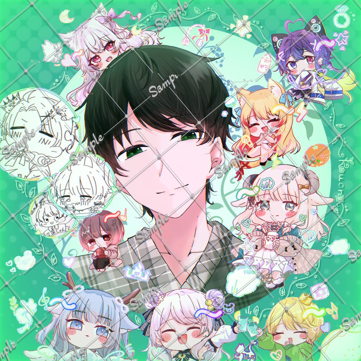 SHOWROOMというアプリに出会って1年が過ぎました
たくさんの素敵な配信者様とリスナーさん達との思い出は自分の宝物です🍀
その記念を星河眞緒さんに描いて頂きました☺

 #気づいてめるちゃん
 #おおがみっけ
 #星河眞緒
 #夕映ギャラリー
 #うなーずあーと
 #れもね絵ーど
 #しろクマ画廊
@8to_2024