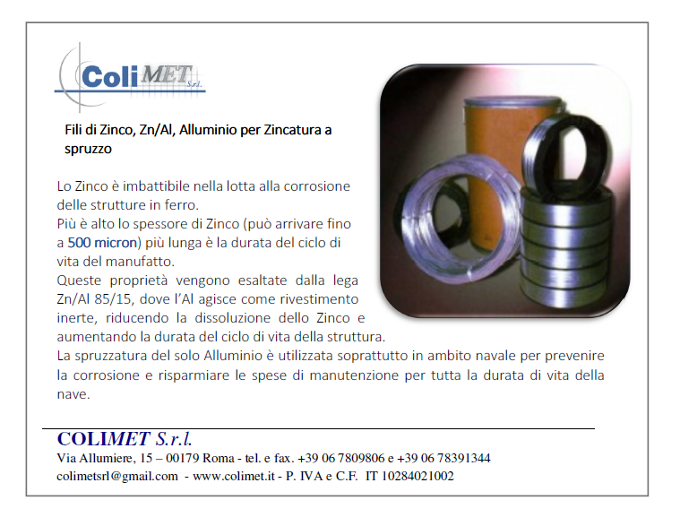 Colimetsrl's tweet photo. Siamo a Vs disposizione per la vendita dei seguenti fili non ferrosi:
#Zinco
#Alluminio
Zn/Al 15%
Fili duri:
#Rame
#Ottone
#Bronzo
Etc.
https://t.co/24QJRSpkQr https://t.co/lKQGKLuNjs