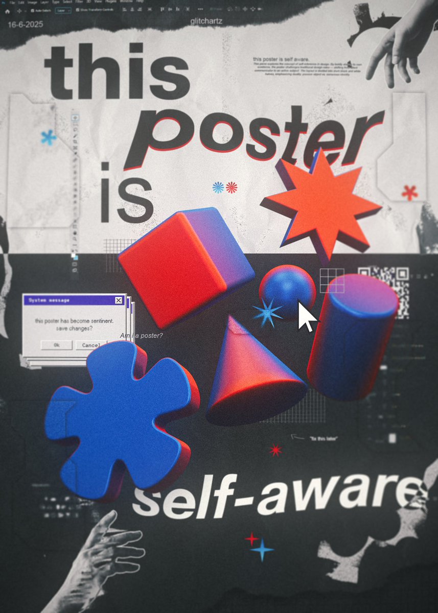 This poster is self-aware.
Not sure where i went with this one.