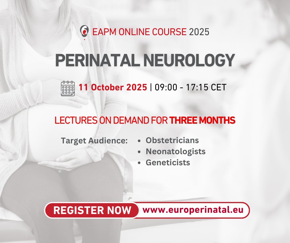 Get ready to level-up your expertise on #PerinatalNeurology?  We welcome #neonatologists, #obstetrics and #geneticists  to join us online to exchang ideas.

Register here✅: bit.ly/3OE8USJ

3 months on-demand recordings are included!

#fetalmonitoring #perinatalcare