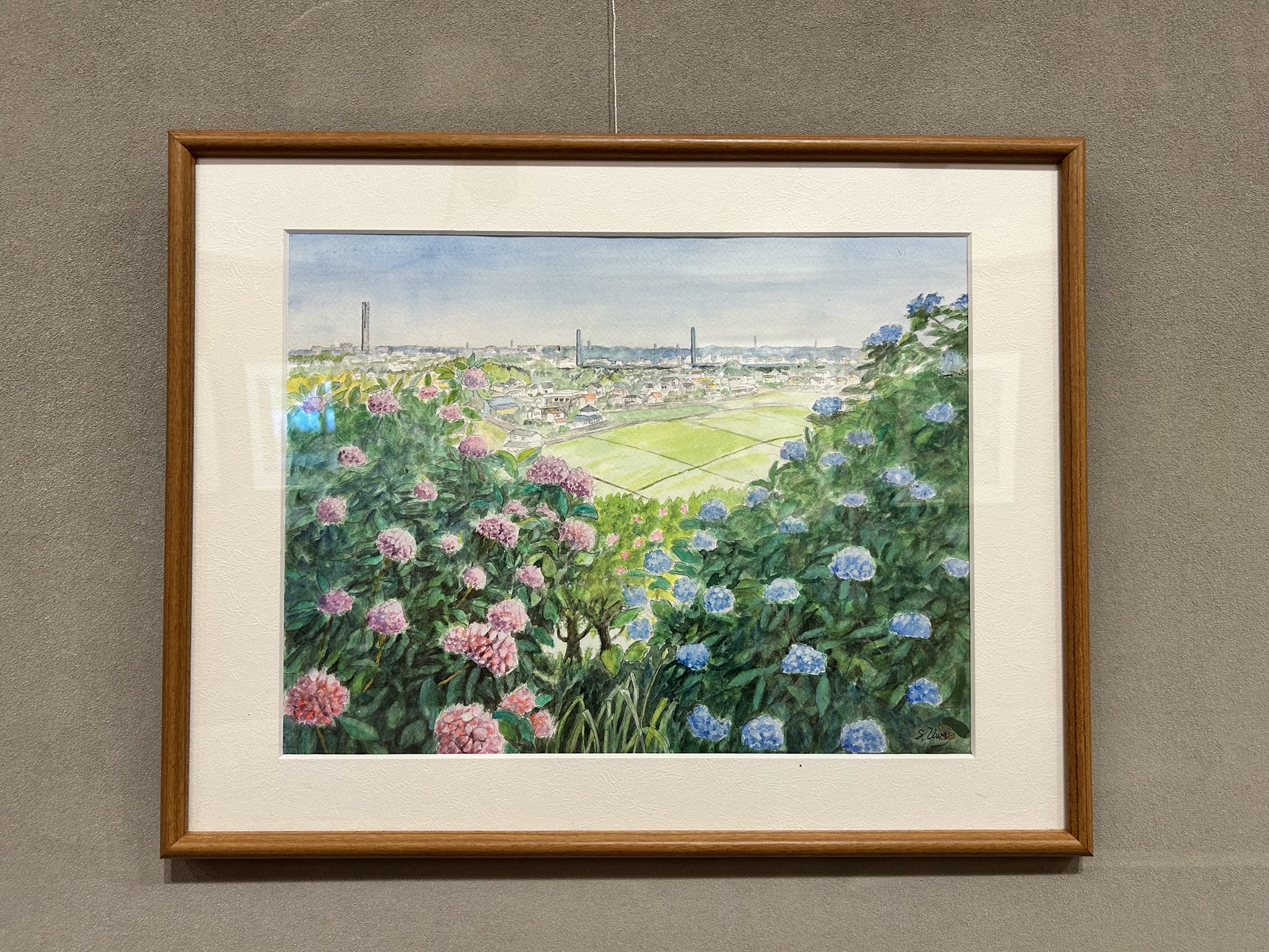 公園の子供たち 水彩画 額装済み GtjPq9waUAACv4k.jpg:large