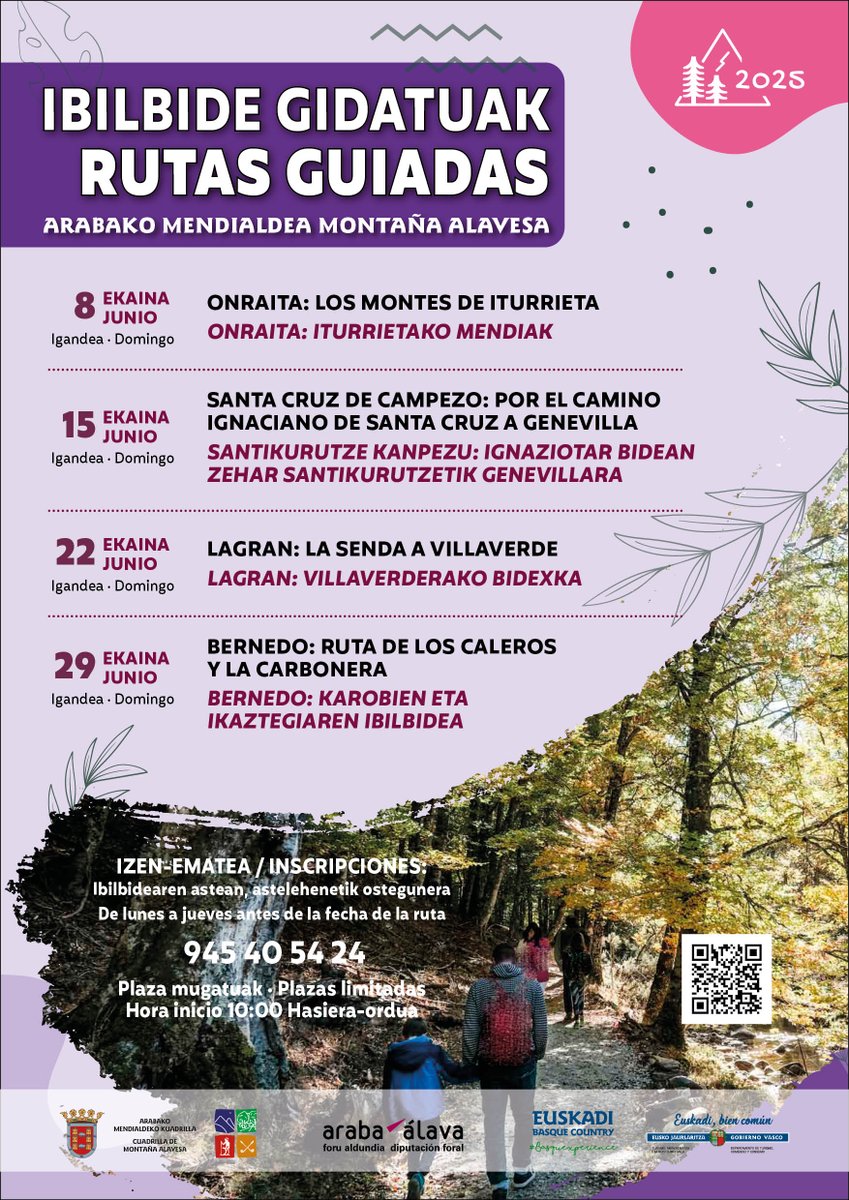El domingo 22 de junio, ruta guiada por #MontañaAlavesa, La senda a Villaverde, Te animas! Inscripción 945405424