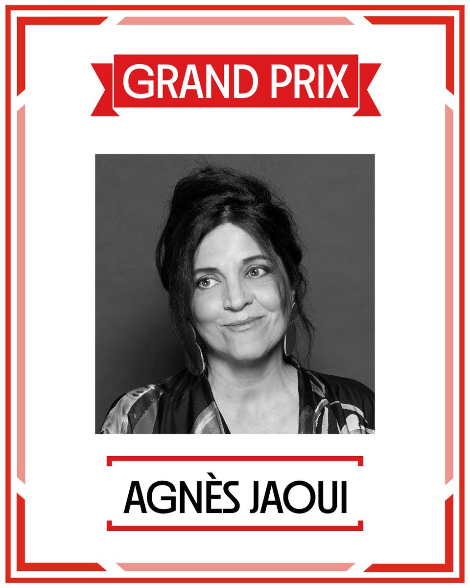 #prixSACD Agnès Jaoui reçoit le Grand Prix de la SACD 2025.