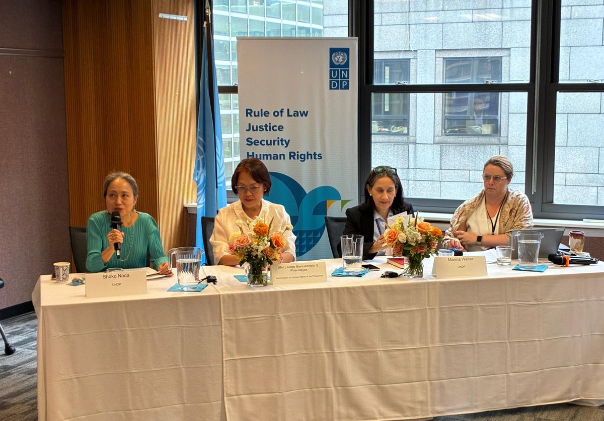 Human rights as safeguards for development. Great wrap-up to our #RuleofLaw meeting with partners united in this vision. When we start with rights, we build real change – for people, with people. 

Now, back to work to turn principles into progress.

More: go.undp.org/U2N
