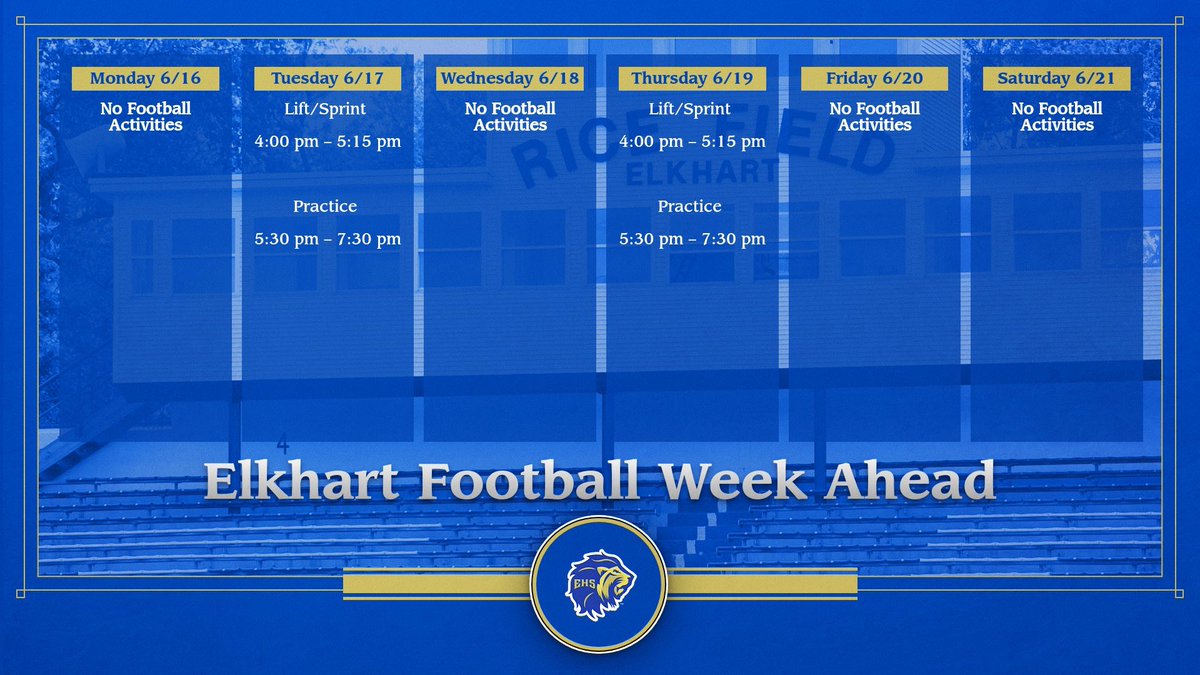 Elkhart High School Football (@elkhartlionsfb) on Twitter photo 