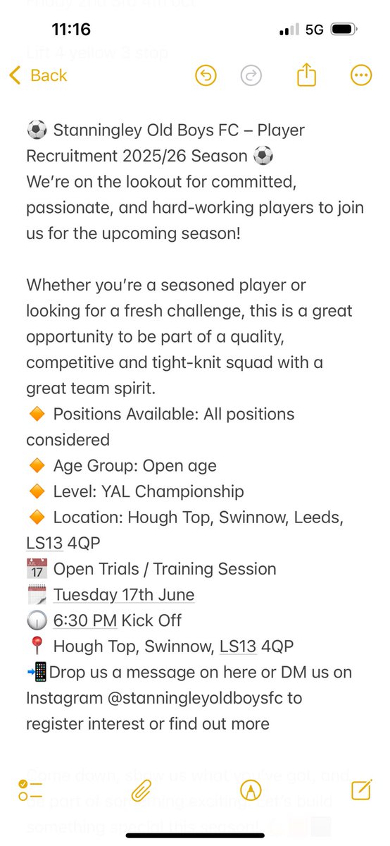 Stanningley Old Boys FC tweet media