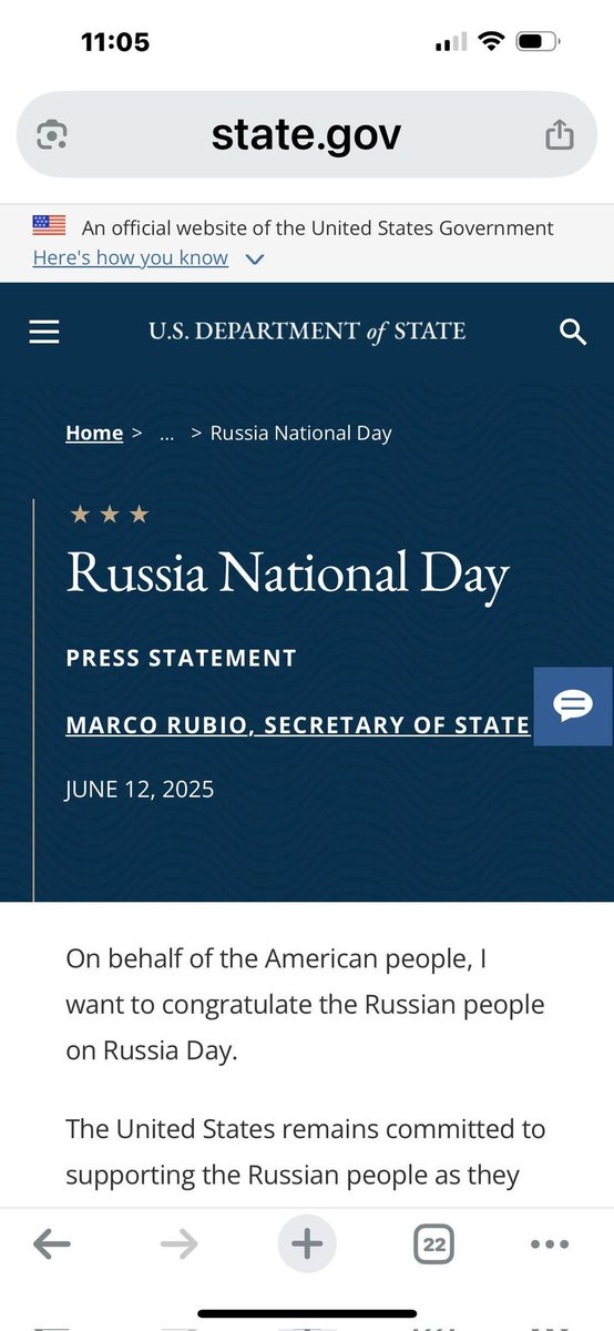 tbkrazy2016's tweet photo. @Angry_Staffer Oh, it was VERY intentional. Just look what the State Department put up on their website 2 days before. And how about this little ditty regarding Putin's aide saying Trump has an obligation to Russia for helping him win the election. 👇 https://t.co/6SjCo9NHmz