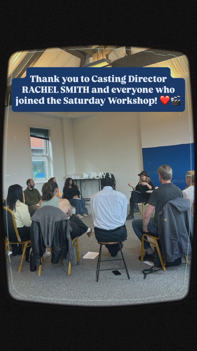 Thank you to the Incredible Northern Casting Director RACHEL SMITH for joining us for an incredible Mock ‘In Person’ TV/Film Audition Workshop!! ❤️🎥

And massive well done to all the actors who joined and went head first and out of their comfort zones!❤️❤️🎬📽️🎥

Thank you so