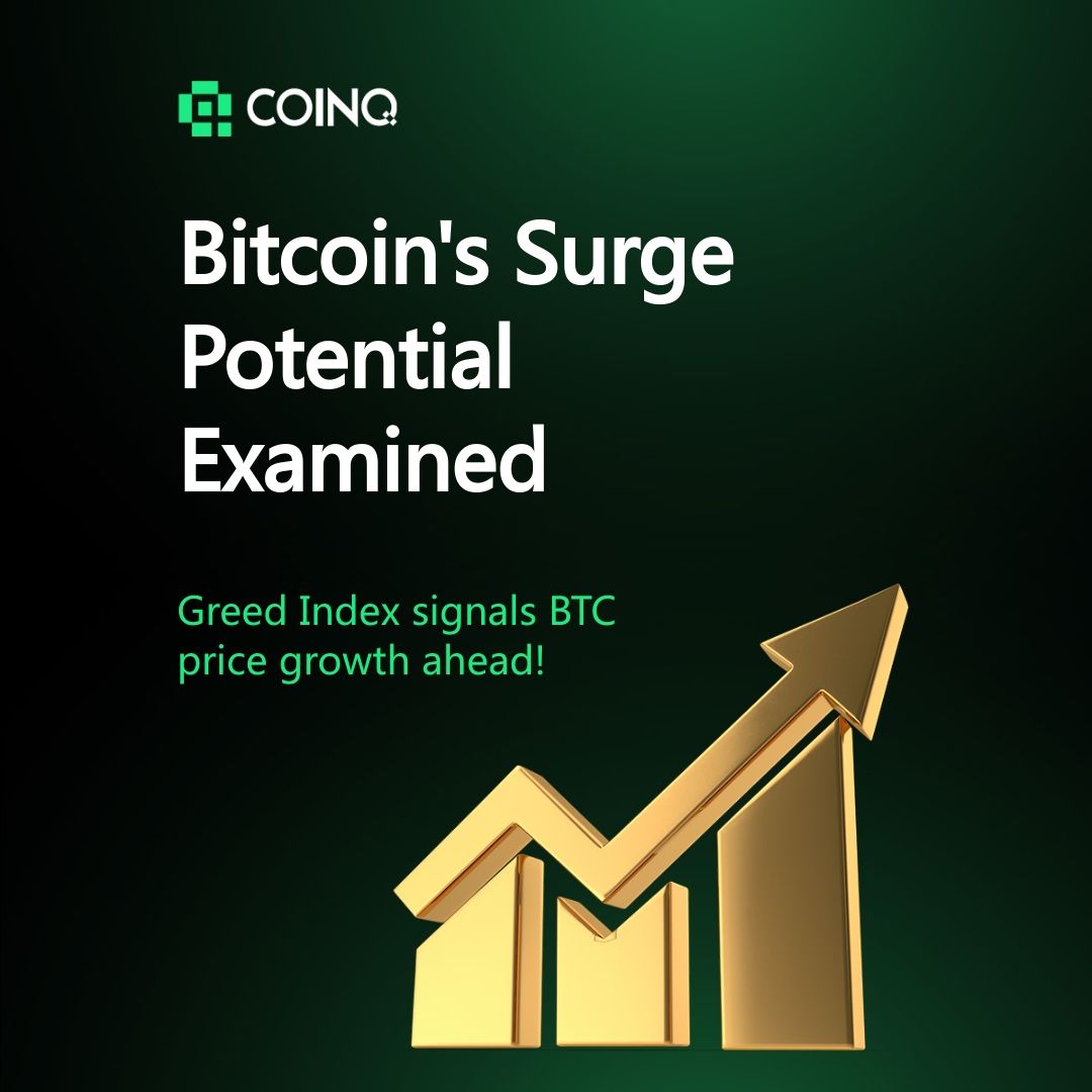 🚀Crypto mood swings! The Greed Index hints at a Bitcoin surge. Even global tensions can't dampen the enthusiasm. Get ready for potential market moves! 🌍📈

Follow CoinQ for more updates!

#CoinQ #Bitcoin #CryptoNews