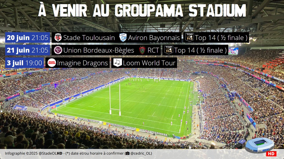 ⏳ À venir au Groupama Stadium