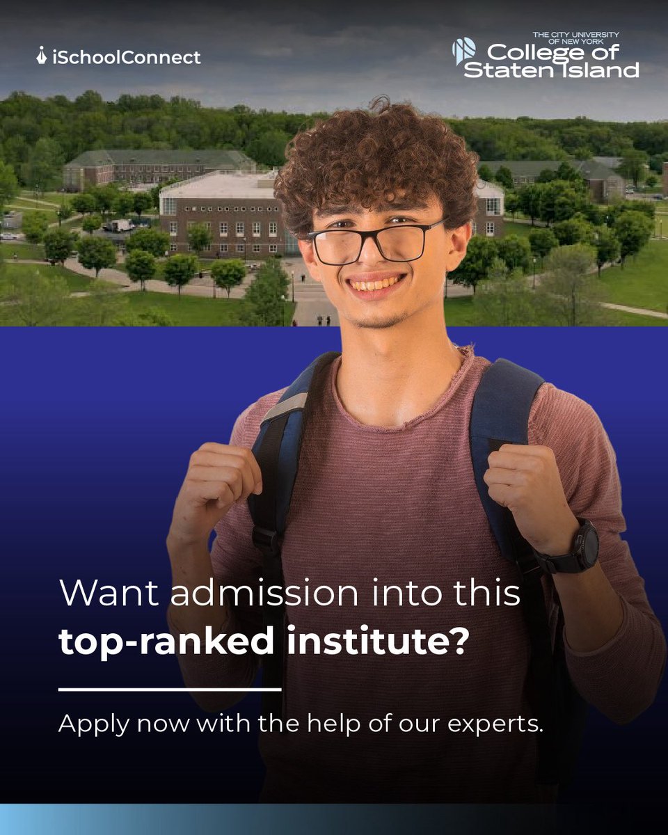 iSchoolConnect (@ischoolconnect) on Twitter photo π Planning to apply for graduate programs at CUNY CSI?
Here are the minimum English proficiency test scores you need! πβ
π Want to explore programs or prep tips?
Visit : ischoolconnect.com/universities/uβ¦
#CUNYCSI #EnglishRequirements #StudyAbroad #TOEFL #IELTS #Duolingo #PTE π Planning to apply for graduate programs at CUNY CSI?
Here are the minimum English proficiency test scores you need! πβ
π Want to explore programs or prep tips?
Visit : ischoolconnect.com/universities/uβ¦
#CUNYCSI #EnglishRequirements #StudyAbroad #TOEFL #IELTS #Duolingo #PTE