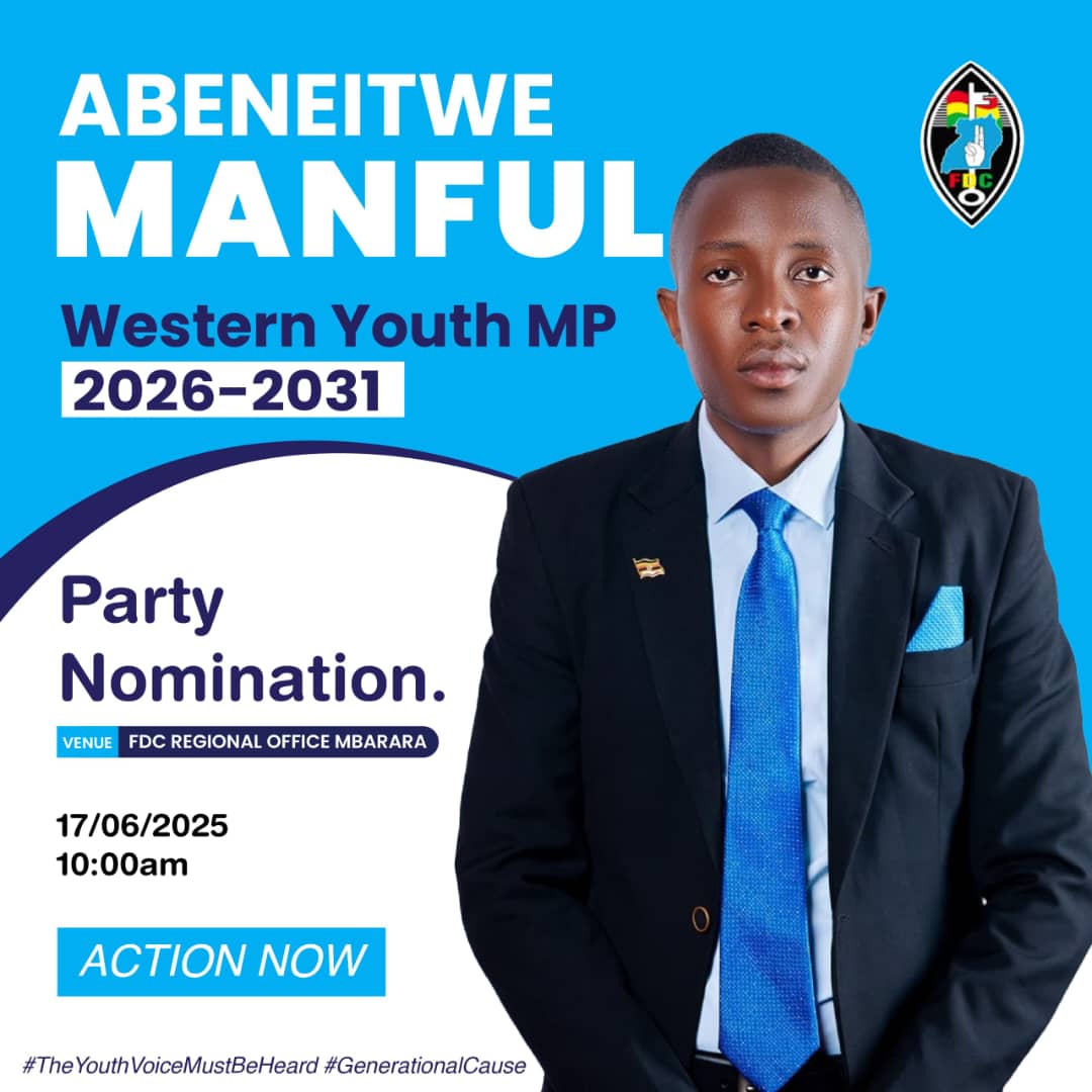 ManfulAbeneitwe's tweet photo. Party Nomination.
*Date*: 17/06/2025
*Venue*:FDC Regional Office Mbarara
*Time*:10am
Action Now
#GenerationalCause https://t.co/WC8zWZvR14