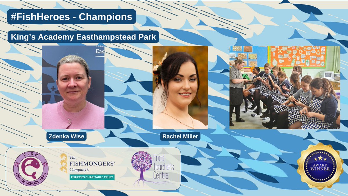 🎉🐟 Celebrating Our #FishHeroes: CHAMPIONS! 🐟🎉
These outstanding educators have gone above and beyond to bring fish to life in their schools, with creativity, passion, and impact.
👩‍🍳 Adele Collier, The Wilnecote School – sparked a culinary spectacle, inspired hundreds, and let