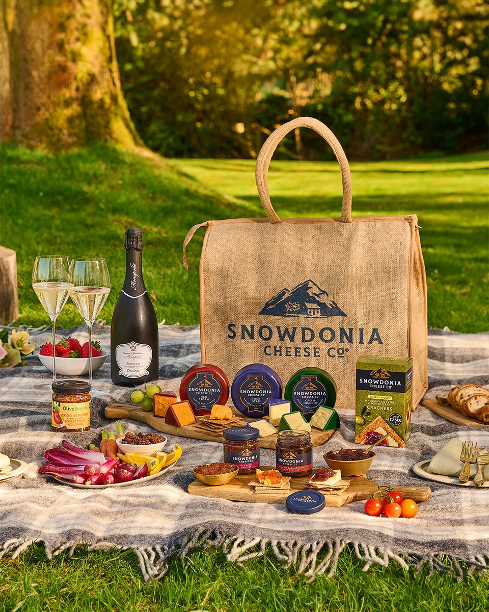 🧀 Blanket down. Cork popped. It’s National Picnic Week 🌞 
 
The sun’s shining and the cool bag is already packed.