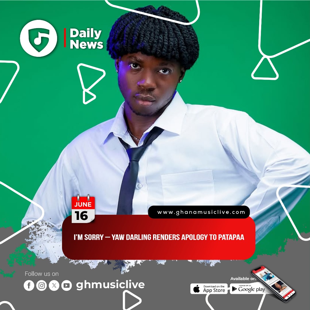 Ghana Music Live (@ghmusiclive) on Twitter photo Iโm sorry โ <a href="/YawDarlingMusic/">Yaw Darling</a> renders apology to <a href="/patapaa_amisty/">#1HERO ๐ฆธโโ๏ธ</a>
Read story on the Ghana Music Live App and / or on ghanamusiclive.com
Link in Bio.
#ghmusiclive
#musiconthego
#GhanaMusicLiveOnPlayStore
#GhanaMusicLiveOnAppStore Iโm sorry โ <a href="/YawDarlingMusic/">Yaw Darling</a> renders apology to <a href="/patapaa_amisty/">#1HERO ๐ฆธโโ๏ธ</a>
Read story on the Ghana Music Live App and / or on ghanamusiclive.com
Link in Bio.
#ghmusiclive
#musiconthego
#GhanaMusicLiveOnPlayStore
#GhanaMusicLiveOnAppStore