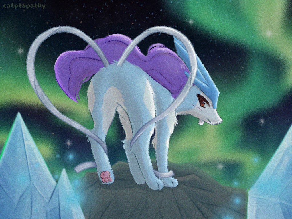 catptapathy's tweet photo. #pokemon #Suicune https://t.co/19hn5YXUiM