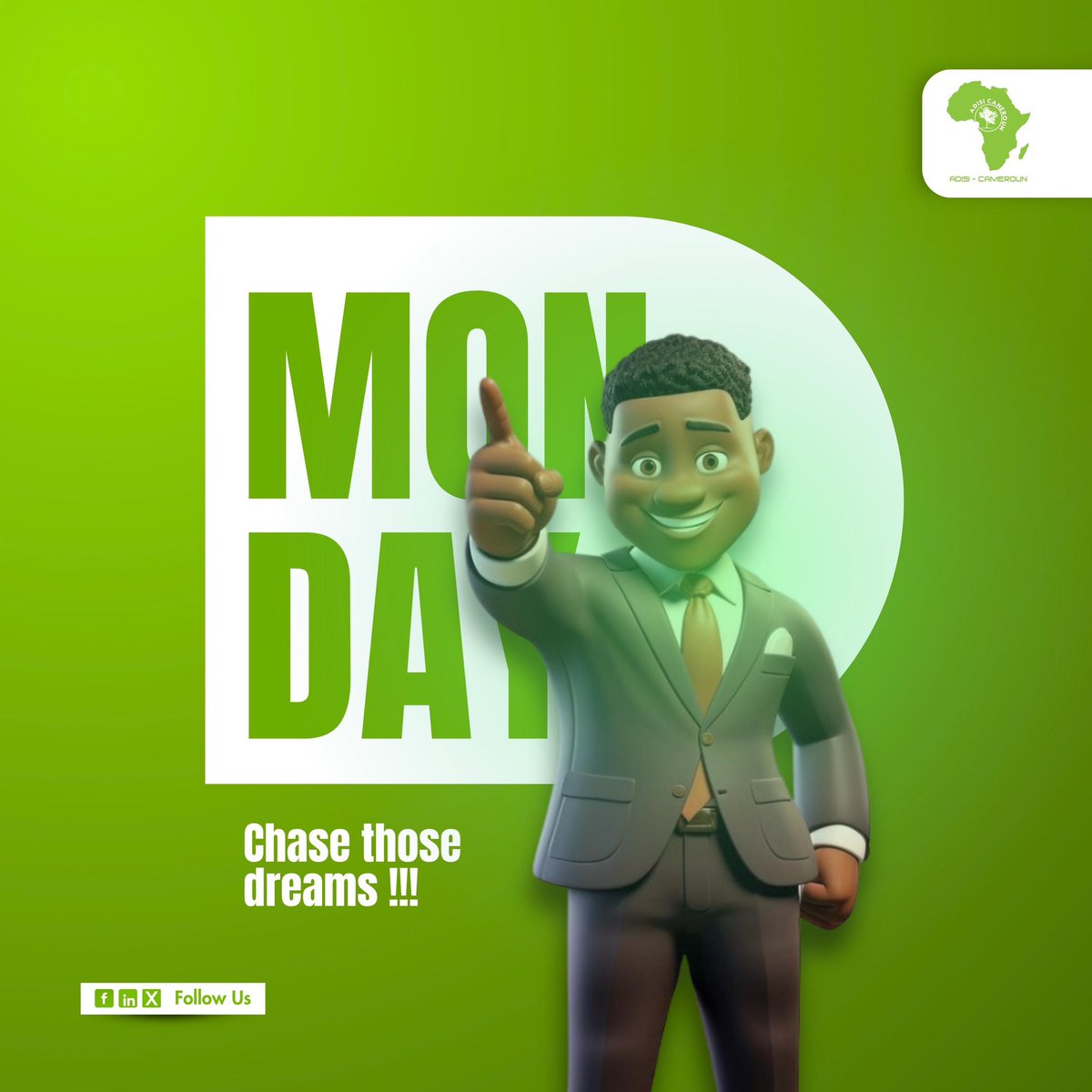 Bon lundi à tous ⭐️

Nouvelle semaine, nouvelles opportunités 💼💡
Peu importe d’où vous partez, ce qui compte, c’est où vous voulez aller.
Foncez vers vos rêves, un pas après l’autre.

#LundiMotivation 
#mondaymood
#monday