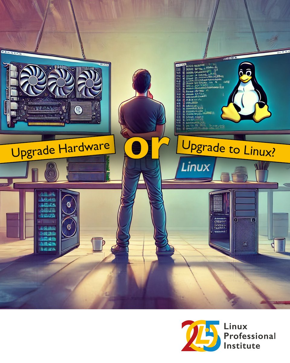 Linux Professional Institute Europe (@lpieurope) on Twitter photo Windows 10 support ends in Oct. 2025. If your hardware still works fine, why spend 💸 on a new PC just to keep up with your OS?
That’s why #IT pro Stefan chose to Upgrade to #Linux instead.
Learn how to switch for free 👉: lpi.org/oqxg
<a href="/LPIConnect/">Linux Professional Institute (LPI)</a> <a href="/UpgradeToLinux_/">Upgrade to Linux</a> Windows 10 support ends in Oct. 2025. If your hardware still works fine, why spend 💸 on a new PC just to keep up with your OS?
That’s why #IT pro Stefan chose to Upgrade to #Linux instead.
Learn how to switch for free 👉: lpi.org/oqxg
<a href="/LPIConnect/">Linux Professional Institute (LPI)</a> <a href="/UpgradeToLinux_/">Upgrade to Linux</a>