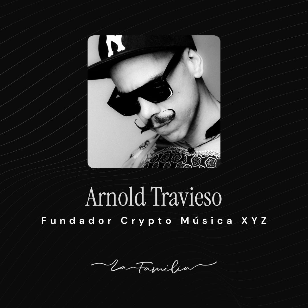 Arnold Travieso (@arnold_travieso) on Twitter photo Feliz de ser parte oficial de <a href="/LaFamilia_so/">La Familia</a>, un gran proyecto trasatlántico en nuestro idioma. Colaborar con el ecosistema de <a href="/solana/">Solana</a> y la <a href="/SolanaFndn/">Solana Foundation</a> es una gran oportunidad para la nueva industria musical y los artistas, mi nombre es Arnold Travieso fundador de <a href="/crypto_musica/">Crypto Música XYZ</a>. Feliz de ser parte oficial de <a href="/LaFamilia_so/">La Familia</a>, un gran proyecto trasatlántico en nuestro idioma. Colaborar con el ecosistema de <a href="/solana/">Solana</a> y la <a href="/SolanaFndn/">Solana Foundation</a> es una gran oportunidad para la nueva industria musical y los artistas, mi nombre es Arnold Travieso fundador de <a href="/crypto_musica/">Crypto Música XYZ</a>.