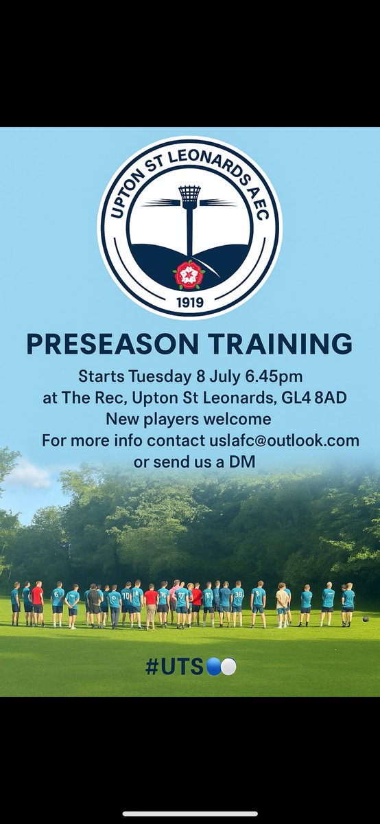 Upton St Leonards AFC tweet media