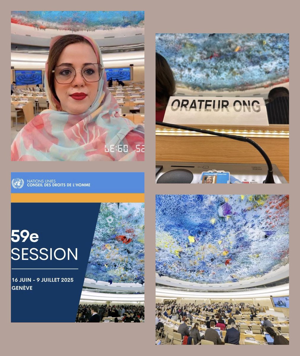 Aicha Duihi (@2006_aicha) on Twitter photo Ouverture officielle de la 59e session du <a href="/UN_HRC/">UN Human Rights Council</a> des Nations Unies à #Genève
Ce matin, le président du Conseil, l’Ambassadeur <a href="/SwissAmbUN_GVA/">Jürg Lauber</a>, a donné le coup d’envoi de cette nouvelle session en présence du Haut-Commissaire aux droits de l’homme <a href="/volker_turk/">Volker Türk</a> des Ouverture officielle de la 59e session du <a href="/UN_HRC/">UN Human Rights Council</a> des Nations Unies à #Genève
Ce matin, le président du Conseil, l’Ambassadeur <a href="/SwissAmbUN_GVA/">Jürg Lauber</a>, a donné le coup d’envoi de cette nouvelle session en présence du Haut-Commissaire aux droits de l’homme <a href="/volker_turk/">Volker Türk</a> des