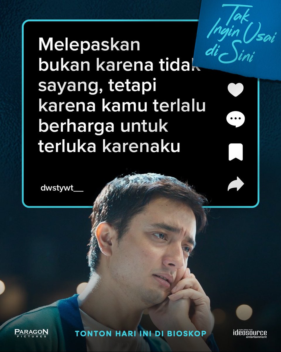 paragonpics_'s tweet image. Belajar ikhlas pas kehilangan orang yang dicintai pasti gak mudah. Terima kasih temen-temen yang udah bertahan 🥹

Kamu gak sendirian, semangat terus yaa 🥰

#TAKIS #TakInginUsaidiSini #ParagonPictures #IdeosourceEntertainment