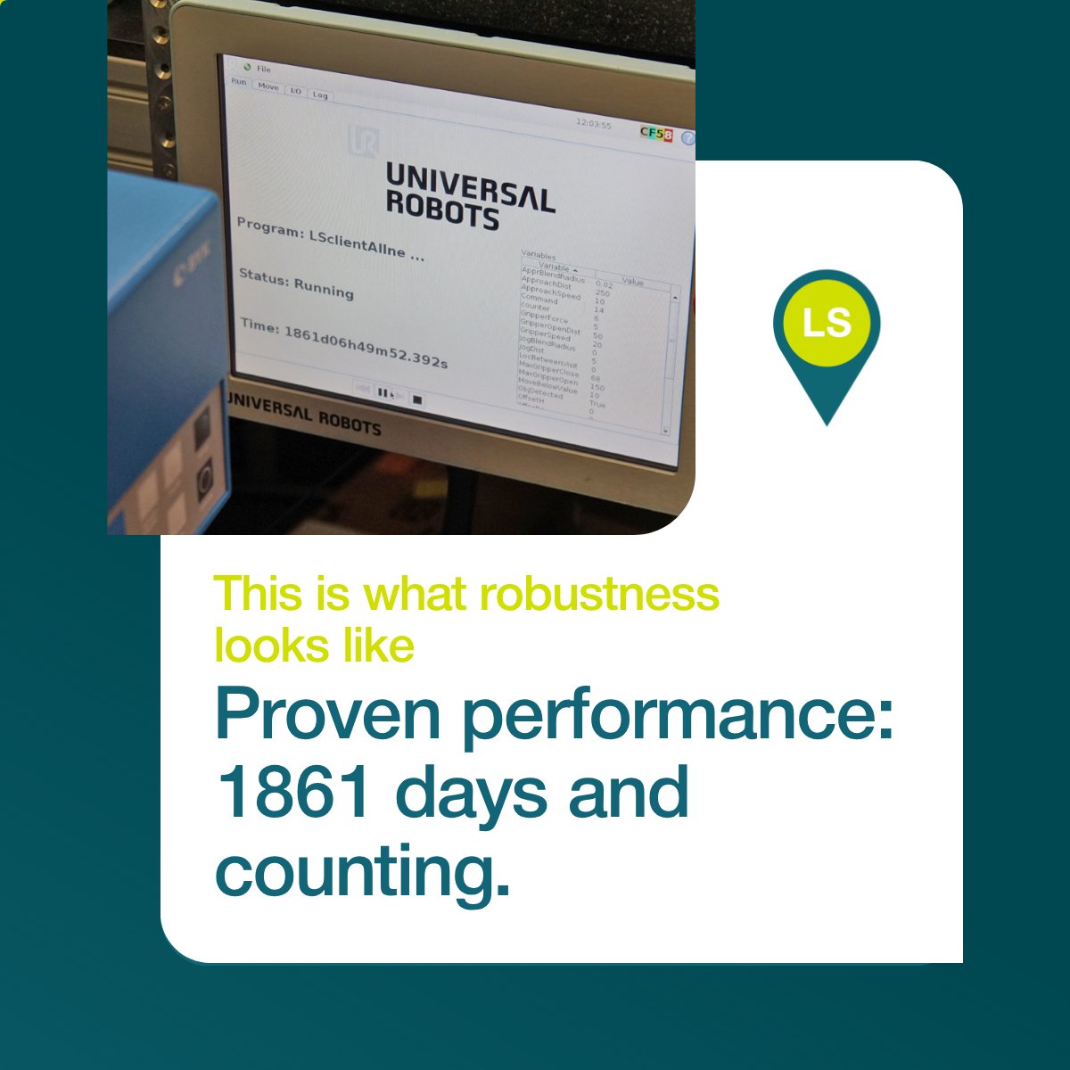 Lab Services (@lab_services) on Twitter photo Robustness in action: 1861 days, over 5 years of continuous, high-throughput performance by PlateButler! Made possible by our collaboration with <a href="/URobotsAPAC/">UniversalRobots APAC</a> & Byk. Driving daily precision, efficiency & innovation across countless workflows. Here’s to the power of automation! Robustness in action: 1861 days, over 5 years of continuous, high-throughput performance by PlateButler! Made possible by our collaboration with <a href="/URobotsAPAC/">UniversalRobots APAC</a> & Byk. Driving daily precision, efficiency & innovation across countless workflows. Here’s to the power of automation!