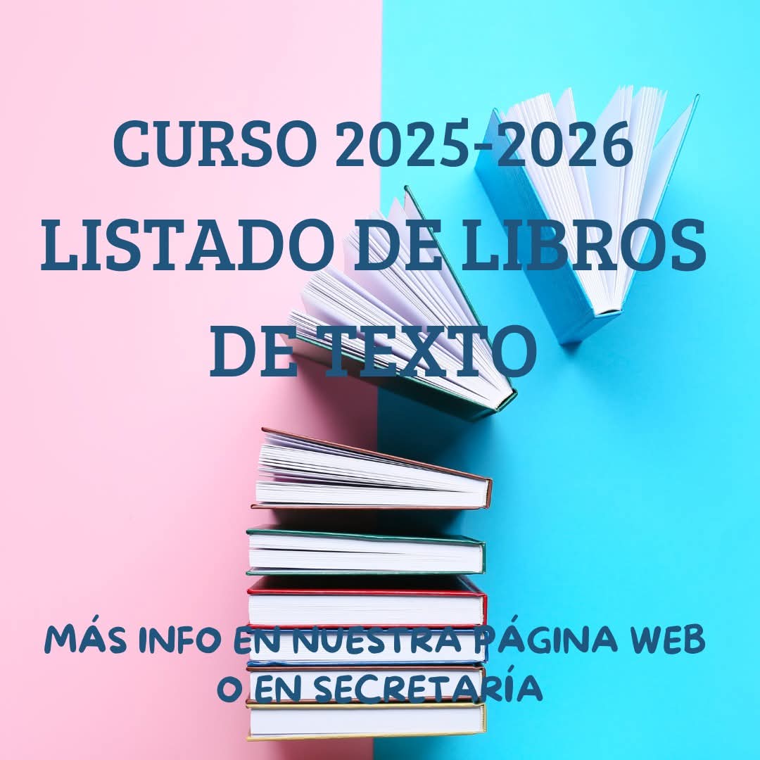 Publicado el listado de libros de texto 2025-2026

Hemos publicado el listado de libros de texto acordados por los departamentos didácticos, correspondiente al curso 2025-2026. Puede consultarlo en nuestra página web, sección "Alumnado / Libros de Texto" www3.gobiernodecanarias.org/medusa/edublog…