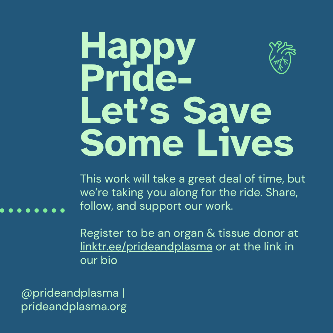Miss Us? #queerorgandonation is our next big initiative, and it may be our most important so far. We've been working behind the scenes to get the ball rolling, and we can't wait to show you what we're made of.
#hhs #organdonation #lgbtq #lgbtqrights #prideandplasma