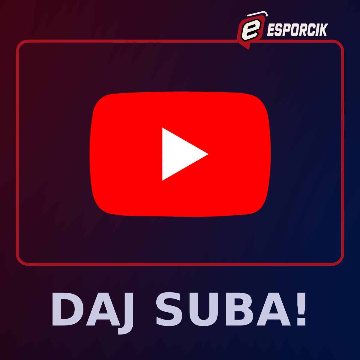 Nie przegap rozmów, które już niebawem będą publikowane na naszym kanale YouTube. DAJ SUBA! 

▶️ bit.ly/Daj-suba-ESPOR…