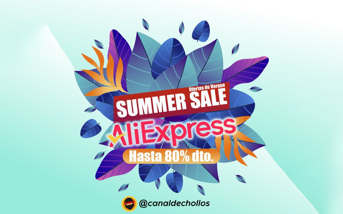 SUMMER SALE de AliExpress!
🌴 Hasta un 80% de descuento en miles de productos. Sí, sí, ochenta.
Dale que no es solamente calor lo que sientes 🫠
➡️ michollo.to/4669m