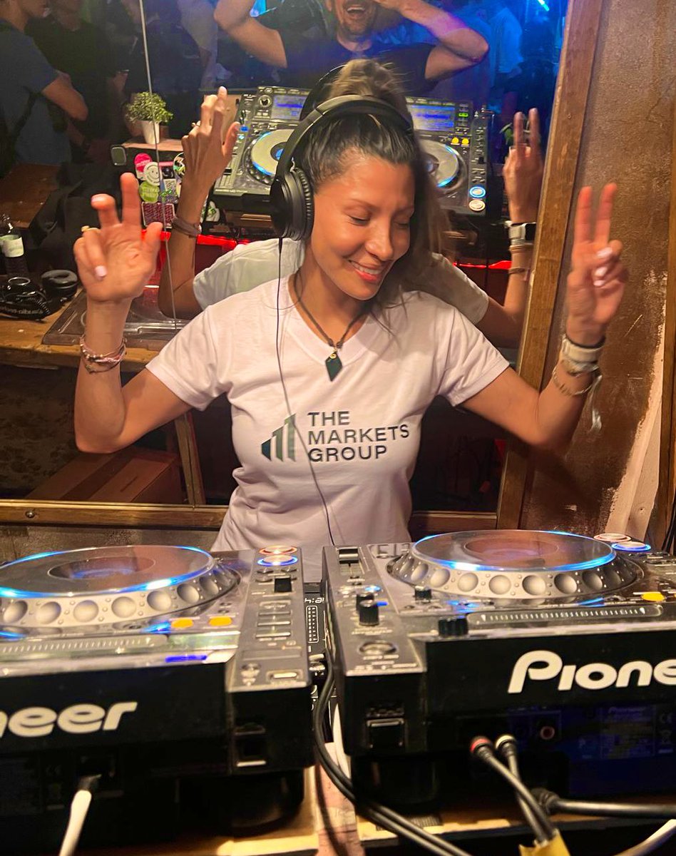 LoreBaculima's tweet photo. Was super fun to DJ @Polkadot Berlin event! 🤩 @themarketsgroup @joinwebzero @BerBlockWeek https://t.co/pn3zvdMbnk