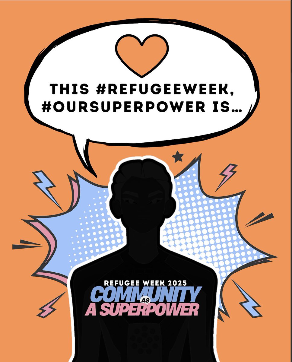 AsliMohammed101's tweet image. 🧡 #RefugeeWeek #OurSuperpower 🧡