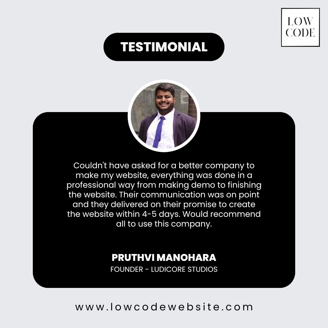 Low Code Website Development tweet media