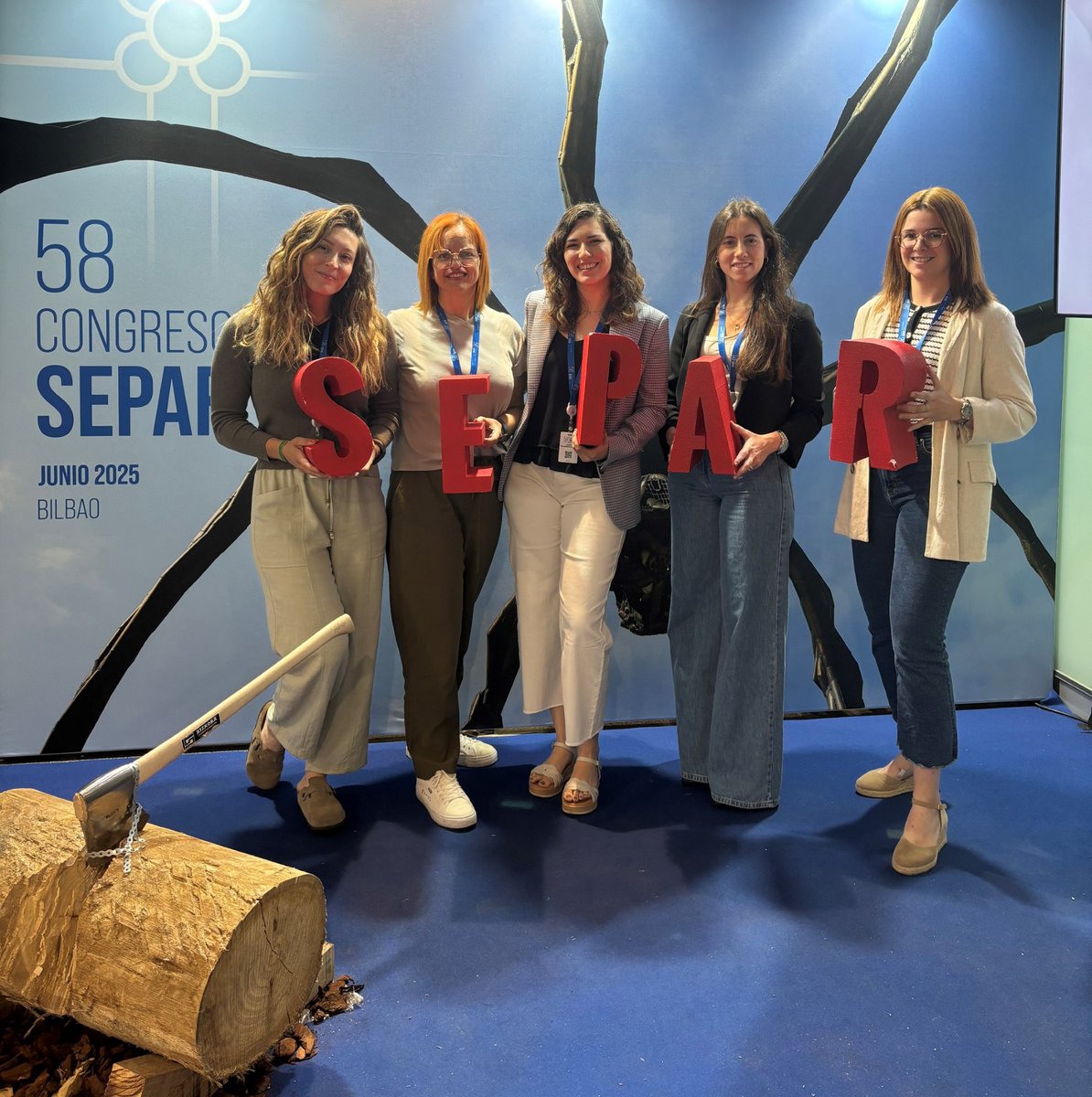 DS Arnau-Lliria (@gvadsarnau) on Twitter photo El <a href="/GVAdsarnau/">DS Arnau-Lliria</a> estuvo presente en el 58º Congreso Anual de la <a href="/SeparRespira/">SeparRespira</a> celebrando en Bilbao la semana pasada. Contó con la presencia de la enfermera Lorena Pulido y las residentes Sara Atares, María Villagrasa, Carlota Rico y Lía Alonso. El <a href="/GVAdsarnau/">DS Arnau-Lliria</a> estuvo presente en el 58º Congreso Anual de la <a href="/SeparRespira/">SeparRespira</a> celebrando en Bilbao la semana pasada. Contó con la presencia de la enfermera Lorena Pulido y las residentes Sara Atares, María Villagrasa, Carlota Rico y Lía Alonso.