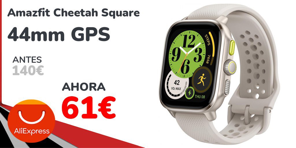 Este Amazfit lo tiene todo, lo que te van a faltar son menos excusas para no moverte. GPS, pantalla de 44mm y un precio que está como tú después de entrenar: tirado 🙃
➡️ michollo.to/tVc1K