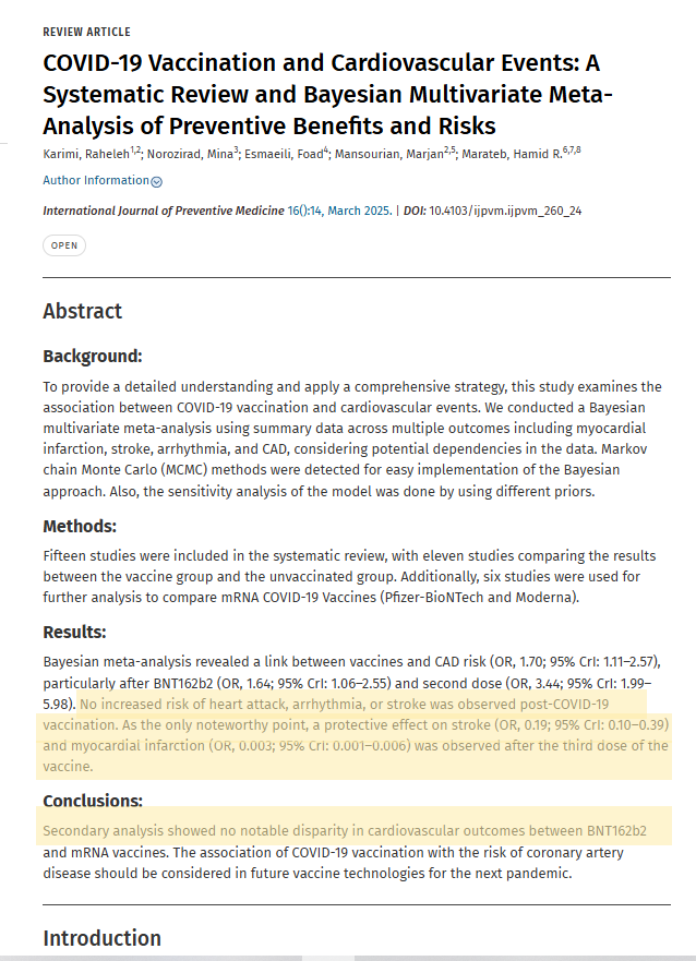 Marcabe71's tweet image. No increased risk of heart attack or struck. protective effect for stroke and MI after third dose. this study is some BS.