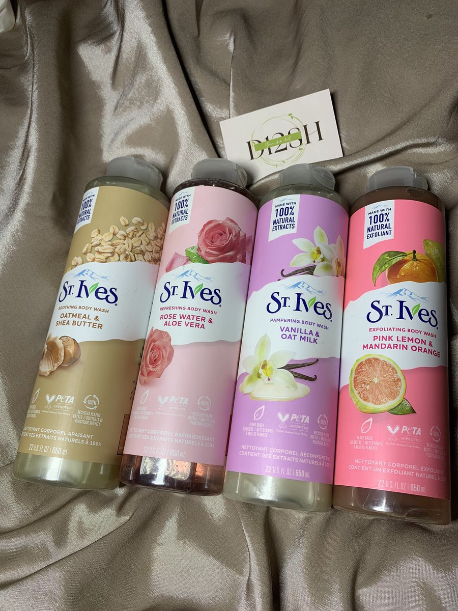 St Ives Body Wash 

🏷️12000

Kindly retweet

📍Ibadan - Lagos/Worldwide delivery

cc: <a href="/skinesthetics_/">Skin Care Vendor In Lagos/Ibadan</a> 

Kindly retweet