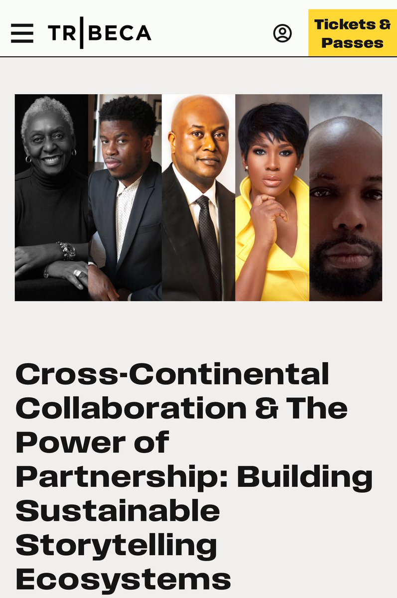 StephanieLinus's tweet image. Del-York partners with Tribeca Festival to launch the African Film Spotlight, a historic platform elevating Africa’s cinematic excellence to the global stage. @delyorkgroup
Supported by @afreximbankofficial (through CANEX Creations Inc.), @boinigeria and @unwomenng, this…