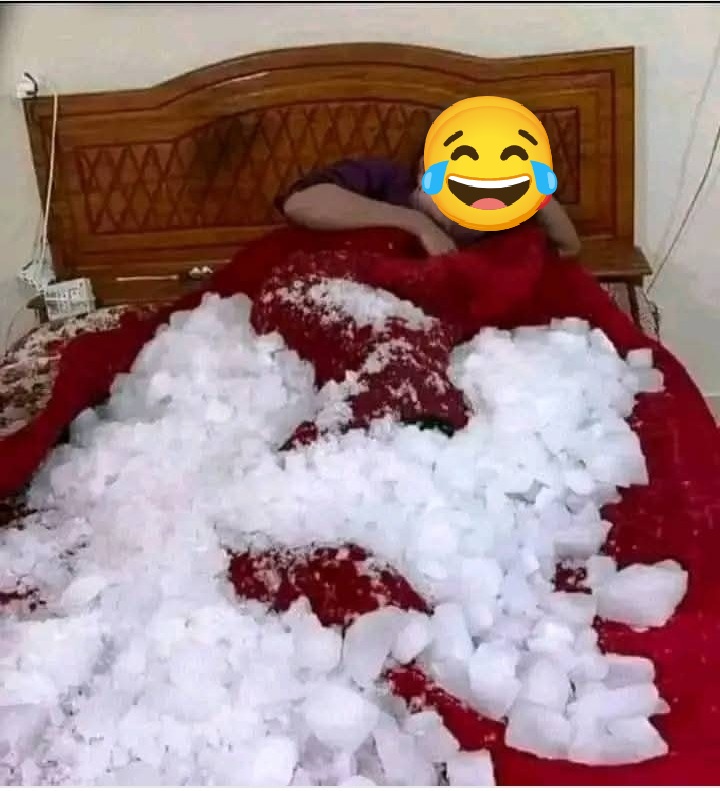 مابش فايده من المروحه والمكيف والمقرمه 
إليكم الحل المناسب للوضع الحالي طريقه فعاله 😂🙈