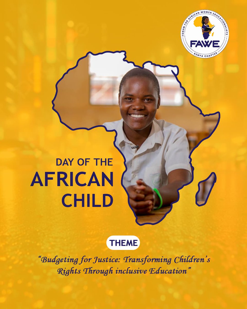 Today, we mark #DAC2025 under the theme: Budgeting for Justice  Transforming Children’s Rights through Inclusive Education.
It's time to invest in ALL children. Inclusive budgeting = inclusive futures. 
#LeaveNoChildBehind