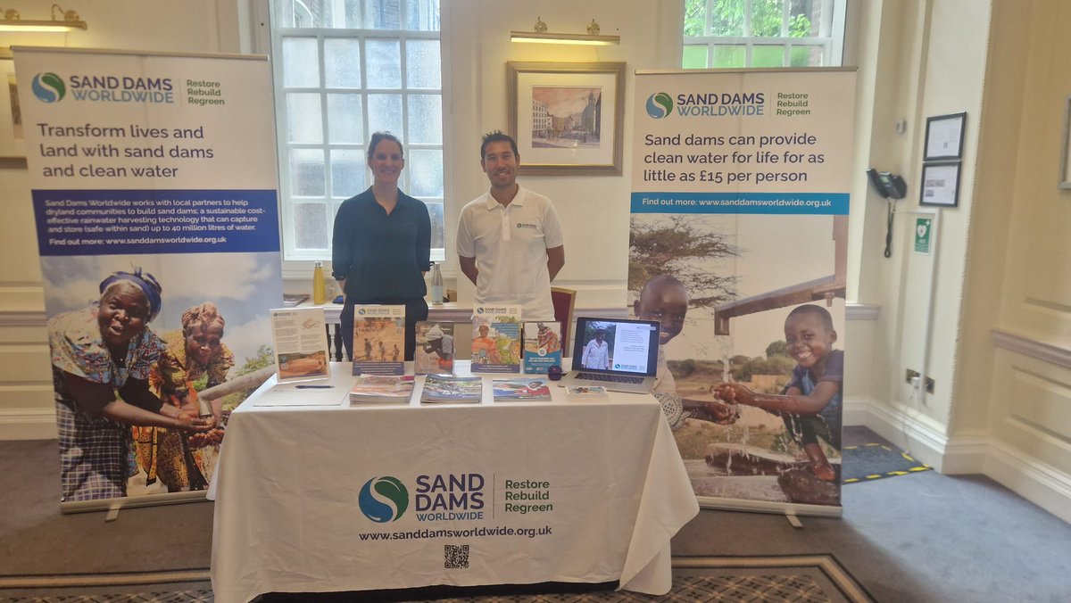 Sand Dams Worldwide (@sand_dams) on Twitter photo At the <a href="/GSAUK/">Girls' Schools Association</a> London summer briefing event today? Come and say hi to the Sand Dams Worldwide team and find our how sand dam projects are empowering women and young girls with access to clean water. At the <a href="/GSAUK/">Girls' Schools Association</a> London summer briefing event today? Come and say hi to the Sand Dams Worldwide team and find our how sand dam projects are empowering women and young girls with access to clean water.